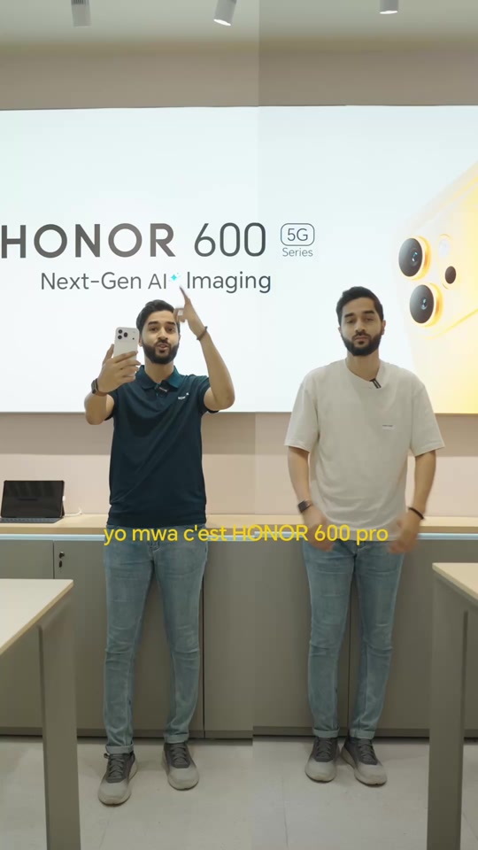 Preview of the Honor 600 Pro promotional video